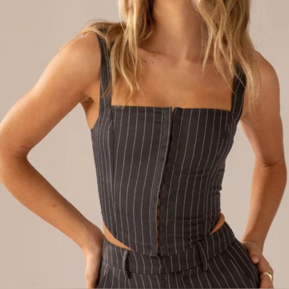 Peppermayo Mia Suit Bustier Charcoal - Picture 1 of 11